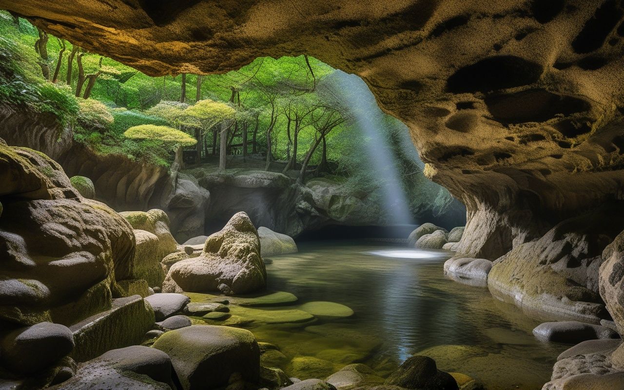 enoshima cave exploration sub 4