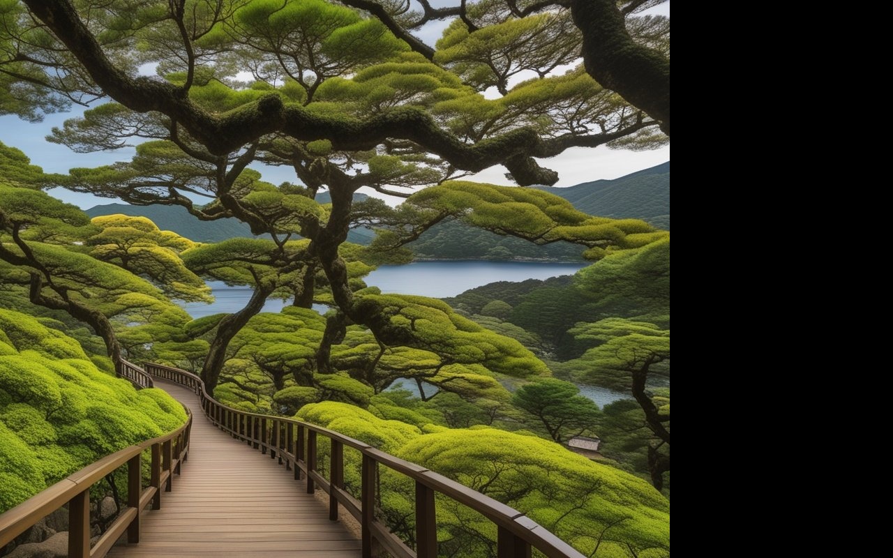 Hakone Cable Car ascending steep slope
