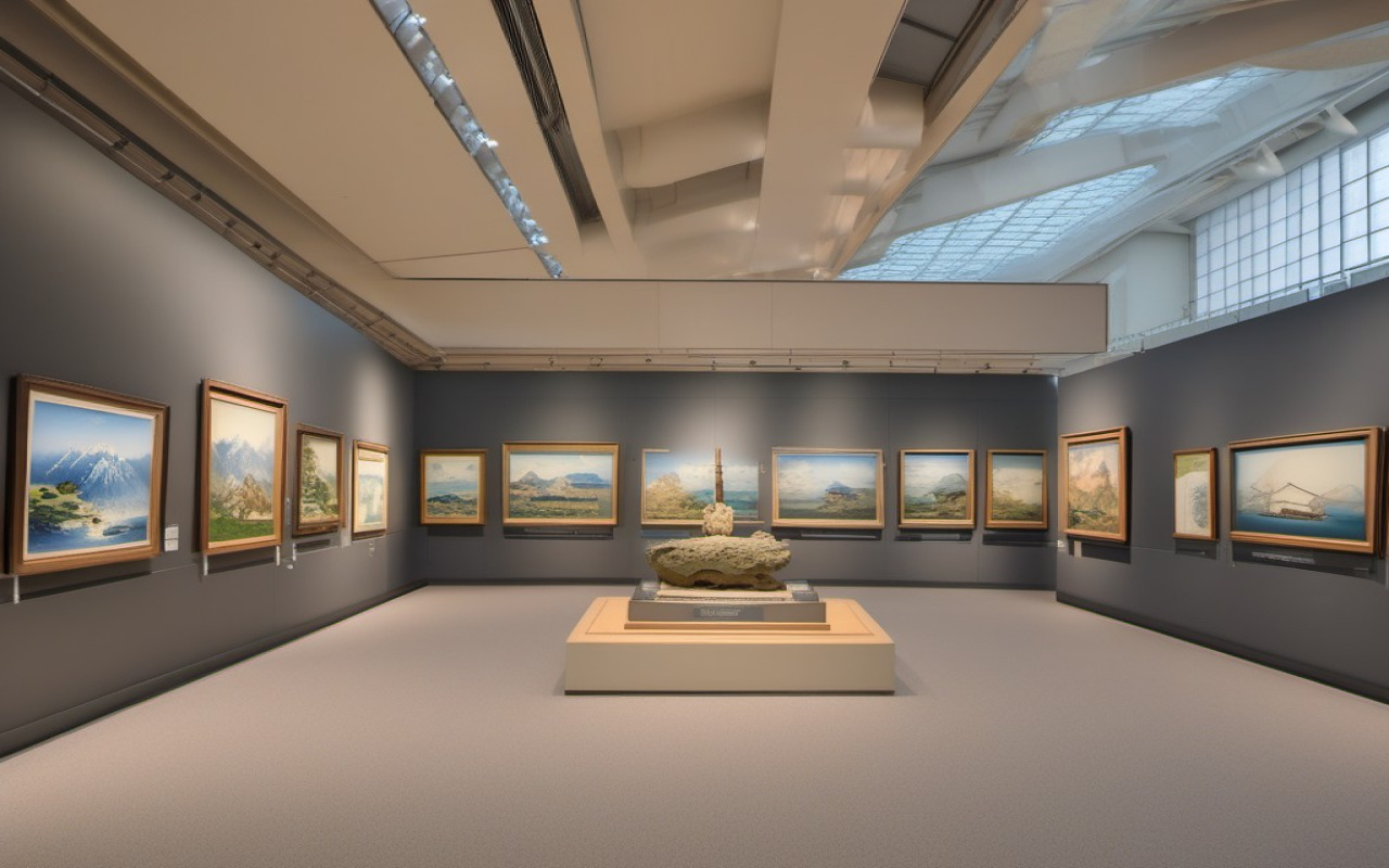 Kanagawa museum exterior featuring modern and old-style show spaces