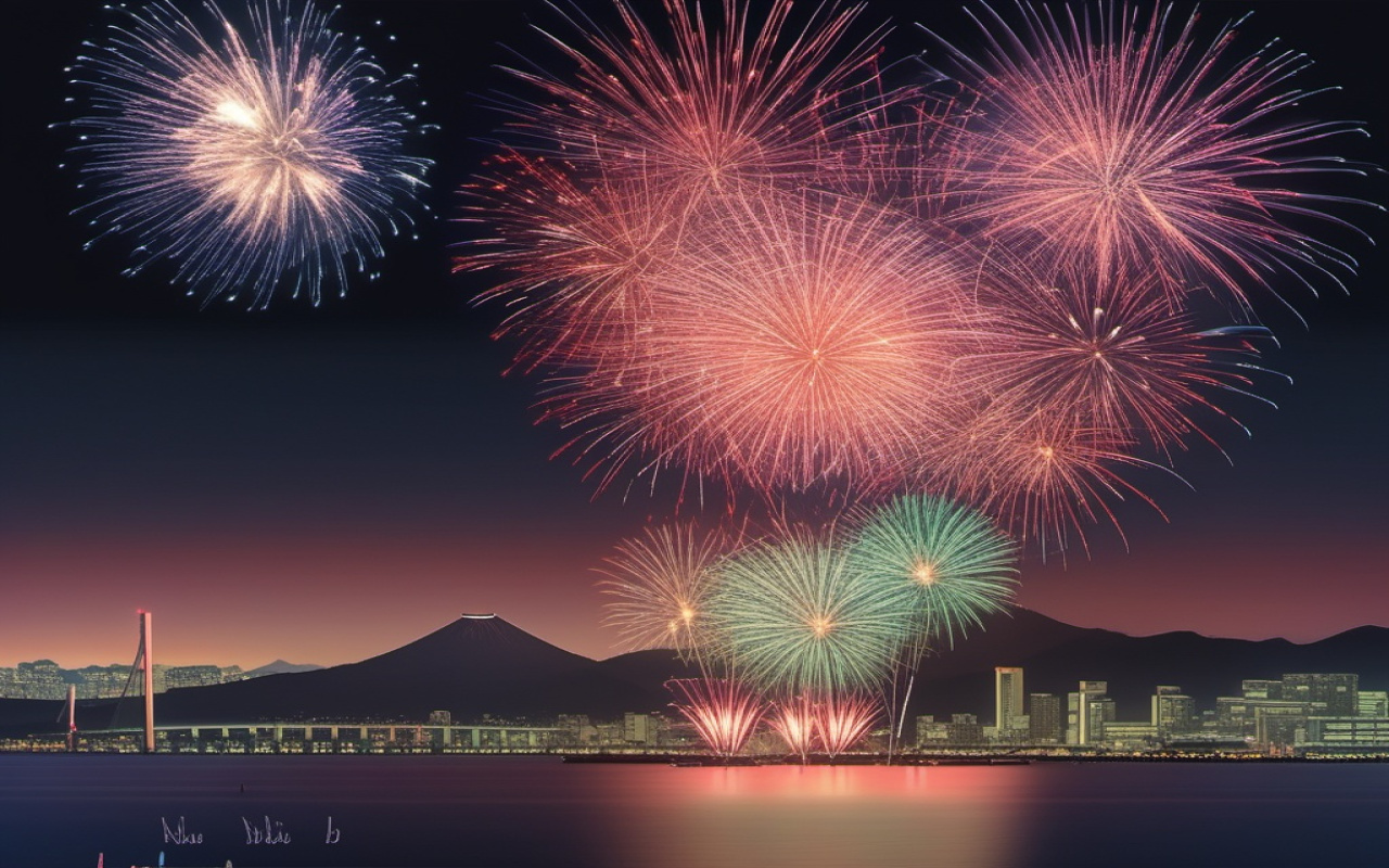 kanagawa summer fireworks sub 