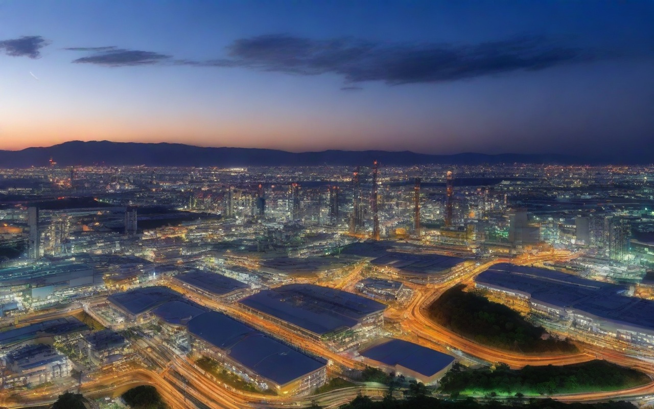 kawasaki factory night view sub 3