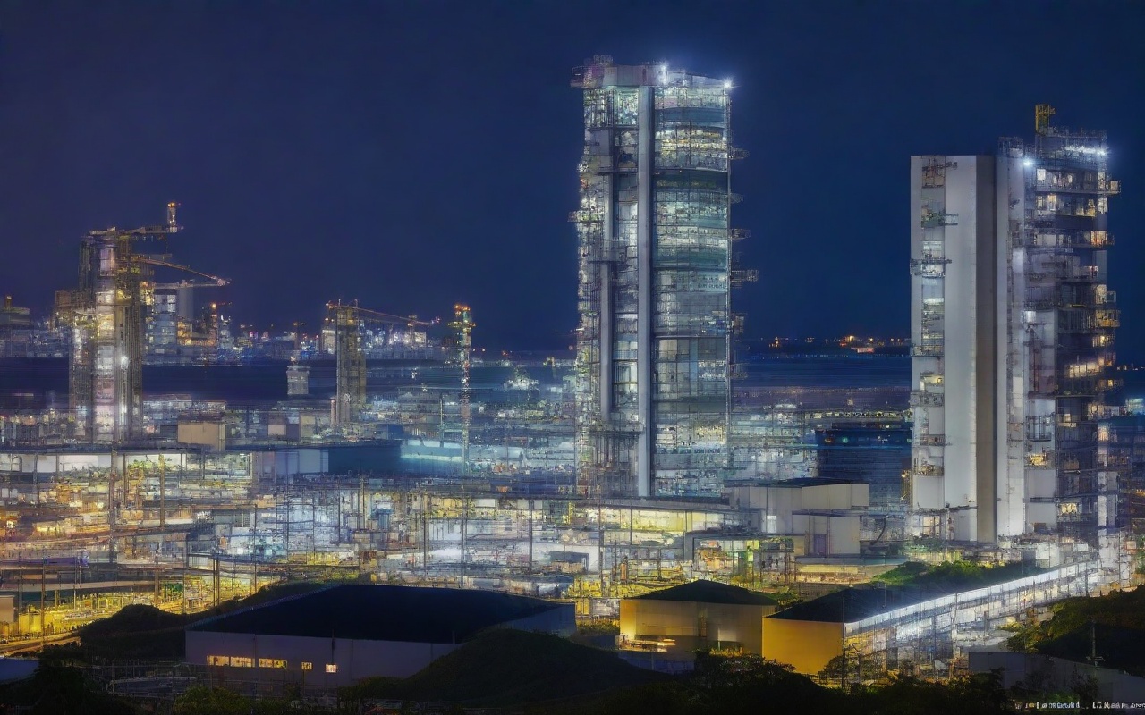 Kawasaki Factory Night View