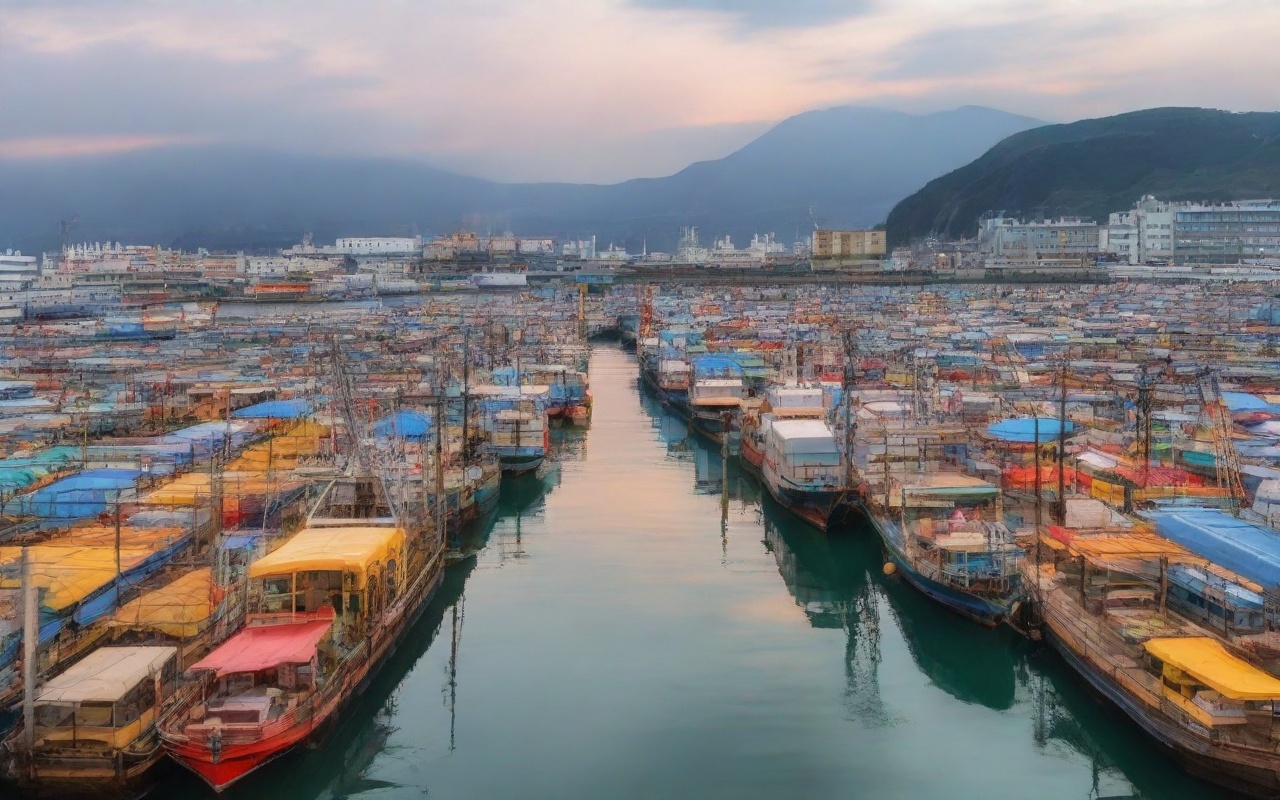 Hakone Tozan Railway train climbing mountain slope with autumn foliage