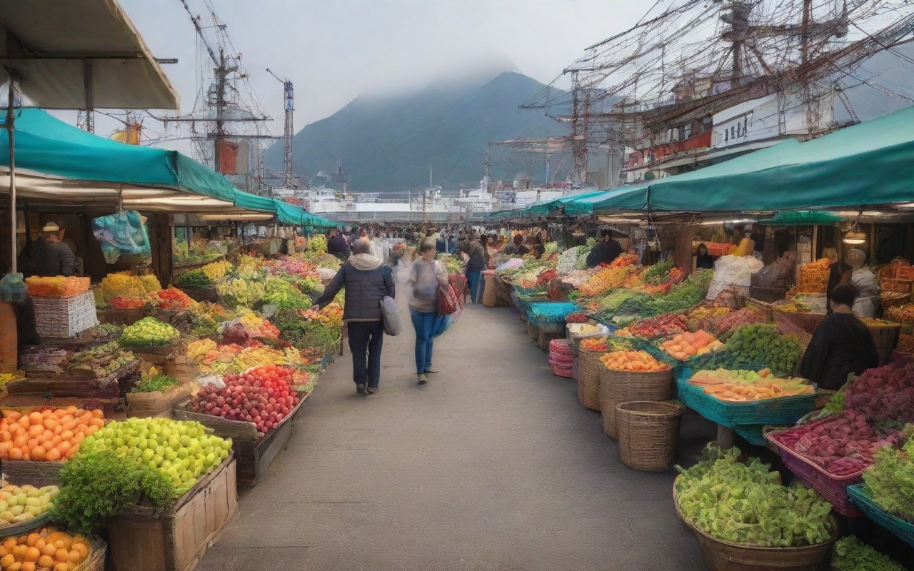 Misaki Port Morning Market