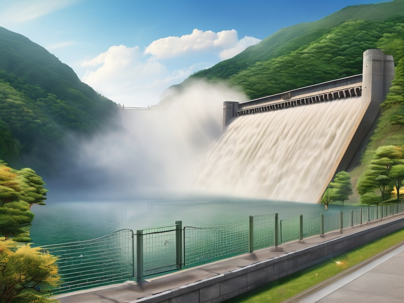 Miyagase Dam with sightseeing discharge