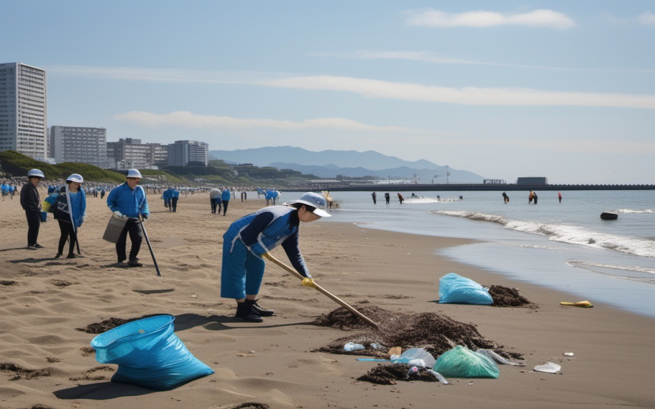 shonan beach cleanup how to join sub 
