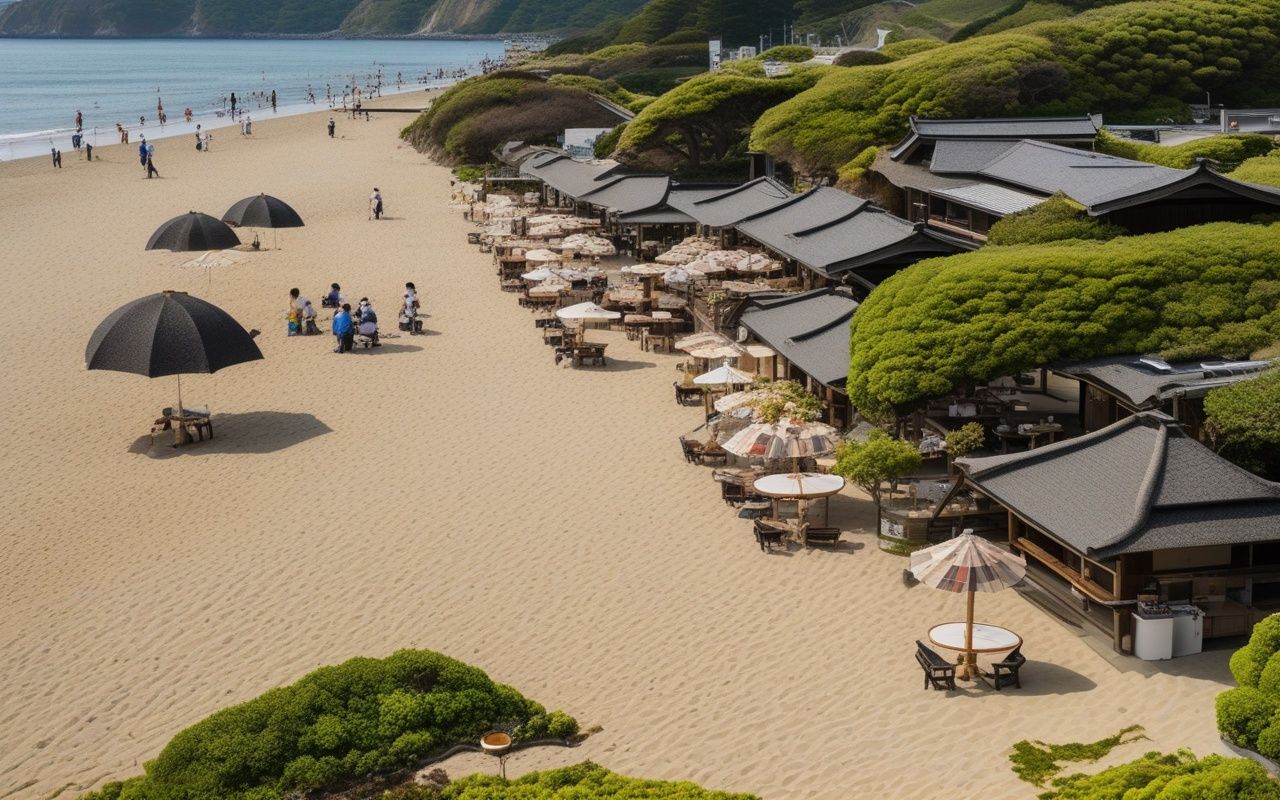 zushi hidden beach cafes sub 2