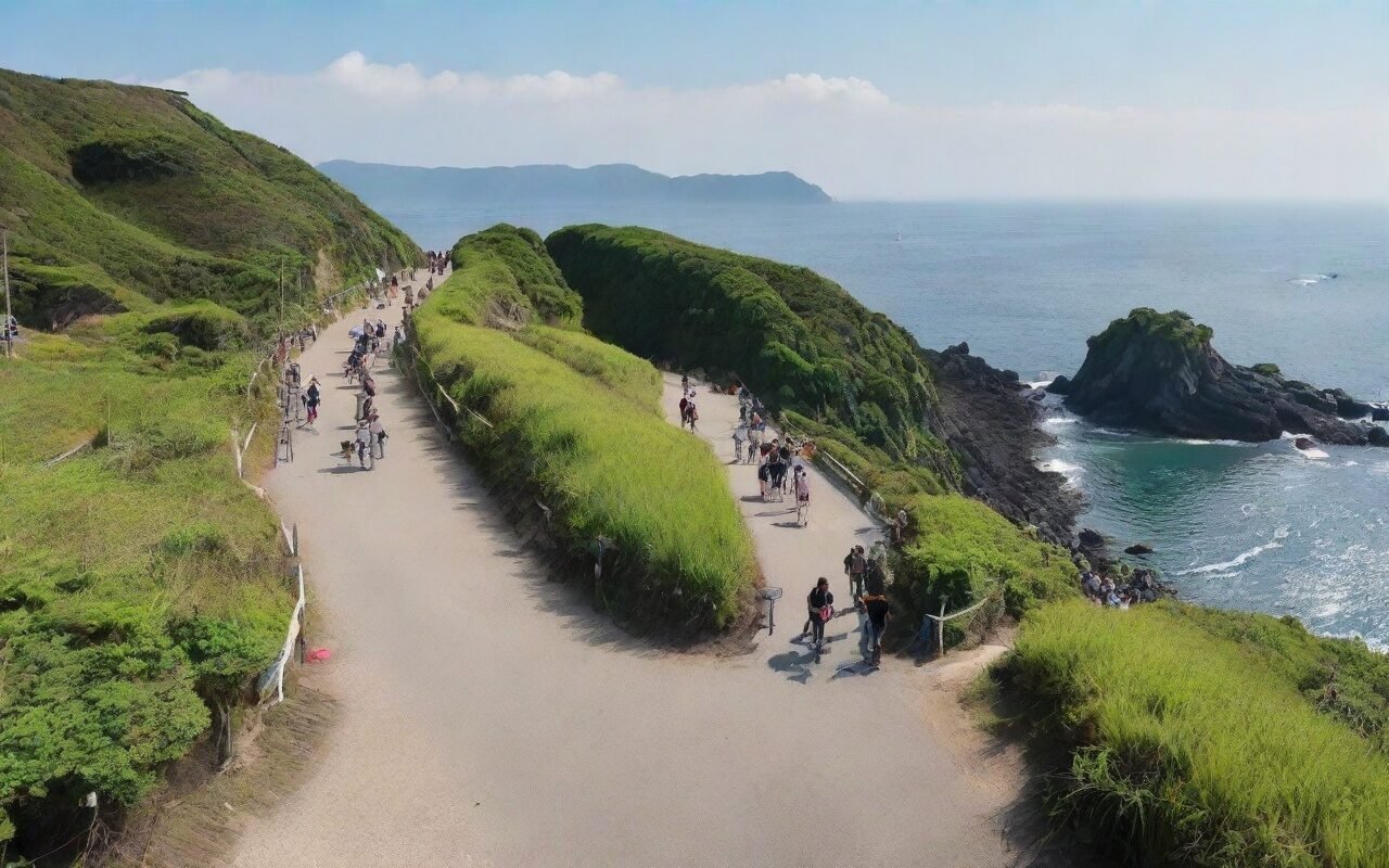 Jogashima Access Crowds — main illustration
