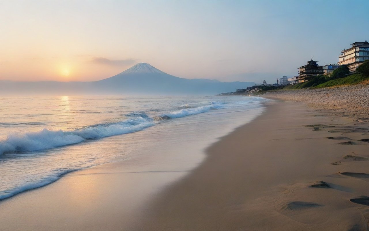 Shonan Beach Guide scenery and attractions