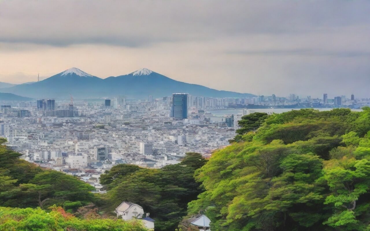 Scenic Kanagawa destination and travel location